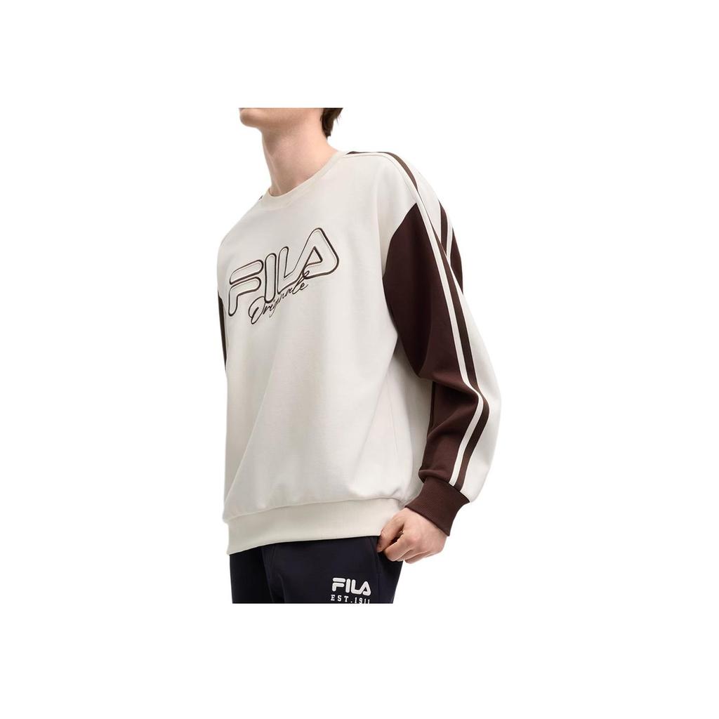New FILA ORIGINALE Sweatshirt Men's Cloud White F11M519202F-WT
