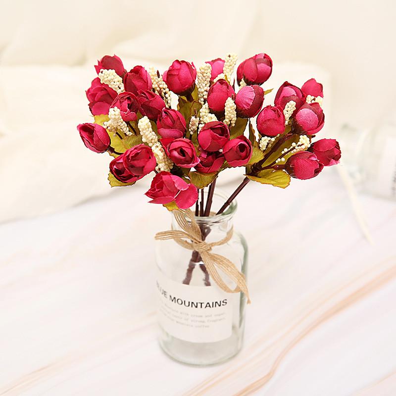 Thumb Rose Simulation Flower Bedroom Living Room Decoration With Fake Flowers