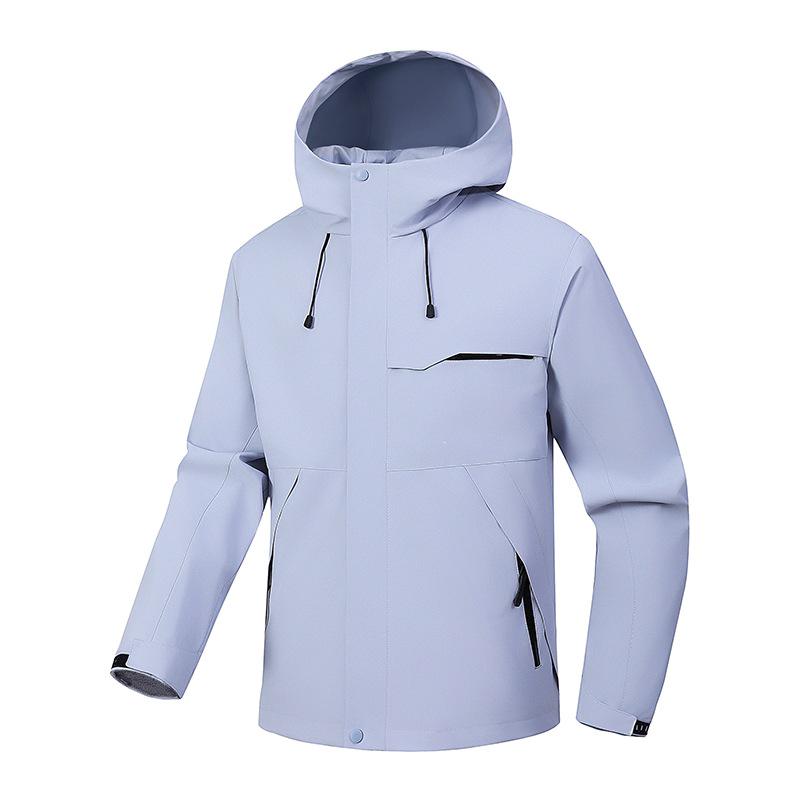 

Unisex Hooded Windbreaker Jacket - 13 Colors, Spring/Autumn, Lightweight Outdoor Top L