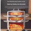 KOBACH Stainless Steel Steamer and Soup Pot