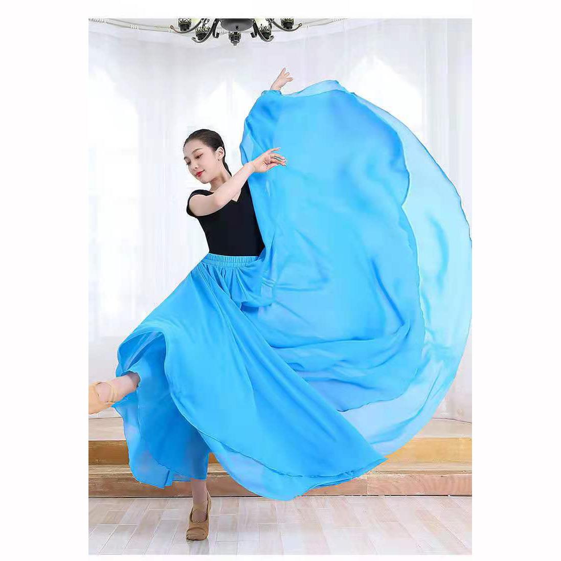 

Спідниця Балетні танцювальні жіночі ковзани Довгі спідниці Танцівниця Практичний одяг Професійна сцена XL