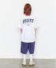 Bieseulaebis Carpenter Loose Fit Denim Shorts Purple