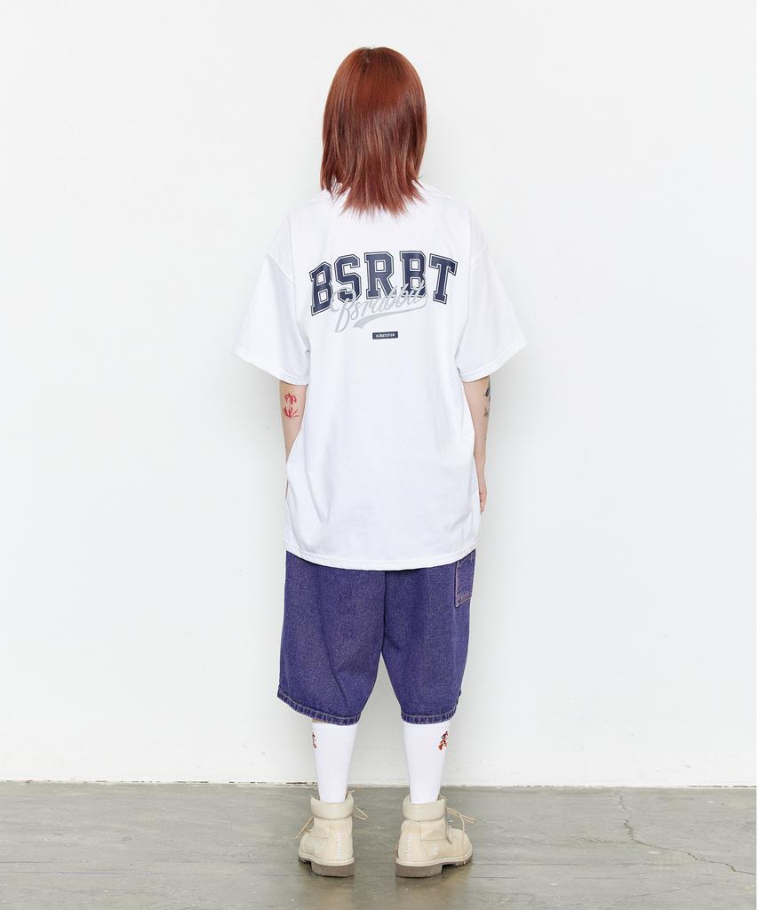 Bieseulaebis Carpenter Loose Fit Denim Shorts Purple