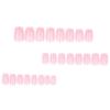 24 Pieces Simple French White Gradually changing Nail Art Wear Nail Short Square Nail False Nail Press On Nails Nail Wholesale