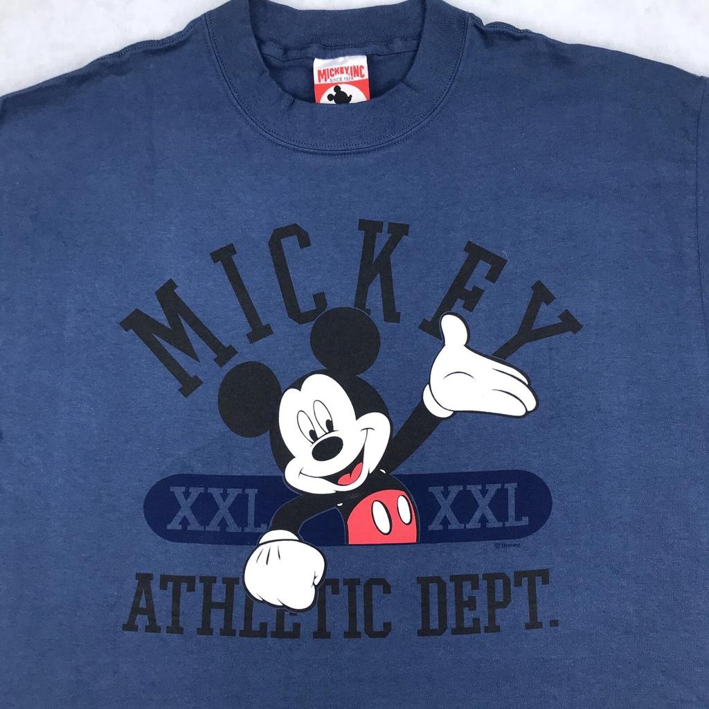 NOS vintage 90s MICKEY MOUSE ATHLETIC DEPT. T-Shirt XL walt disney world cartoon