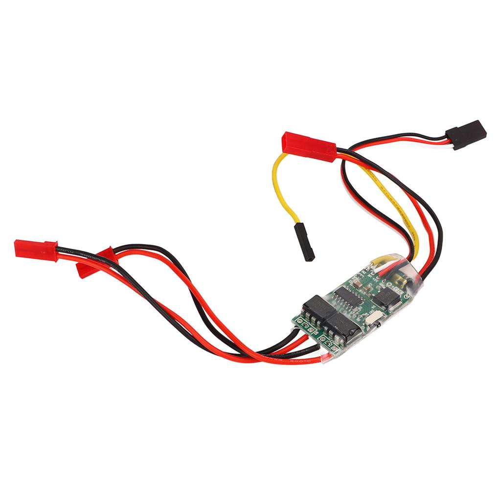 RC Brushed Motor Speed Controller Bidirectional 2s‑3s Lipo 5A RC Two Way ESC for Replacement Upgrade
