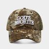 3d Embroidery Unique Retro Camo Baseball Hat Camouflage Jungle Tactics Large Circumference Sun-Shading Cap For Women'S Fashion