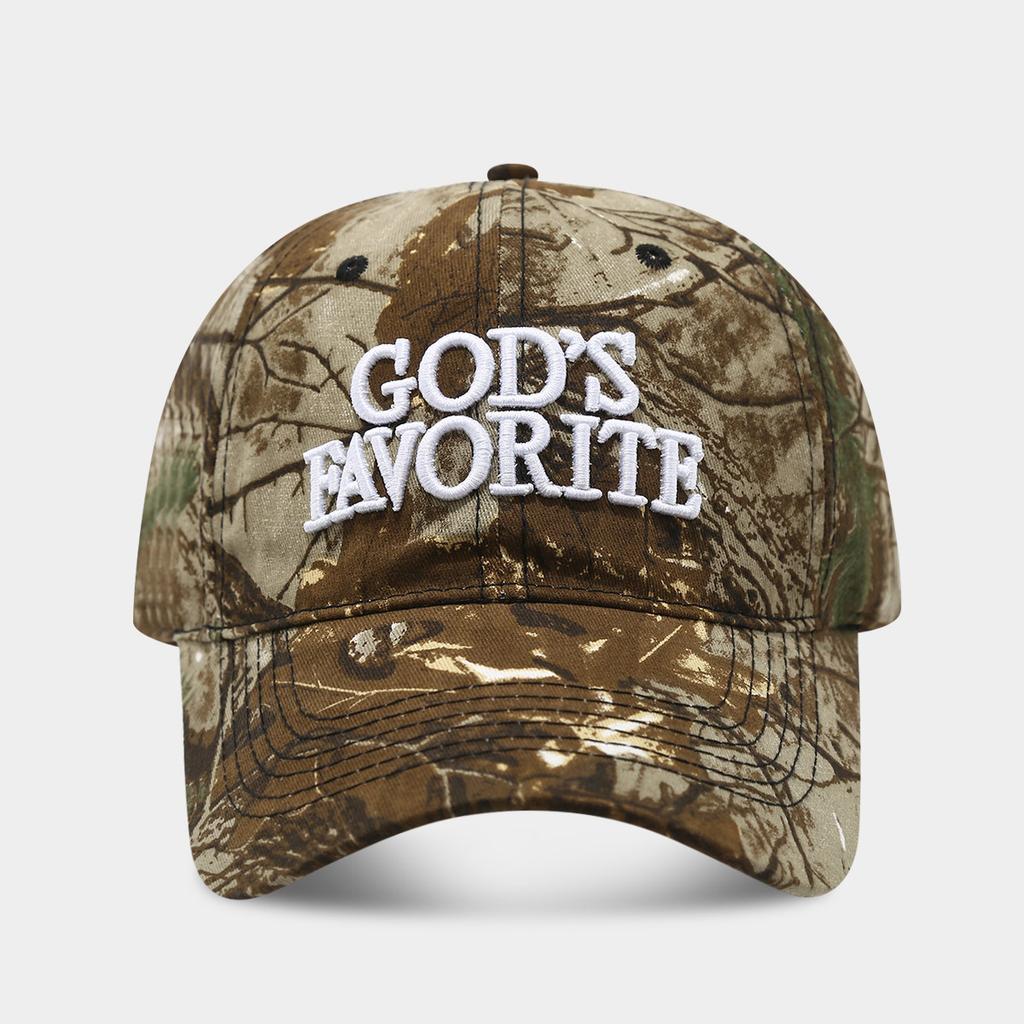 3d Embroidery Unique Retro Camo Baseball Hat Camouflage Jungle Tactics Large Circumference Sun-Shading Cap For Women'S Fashion