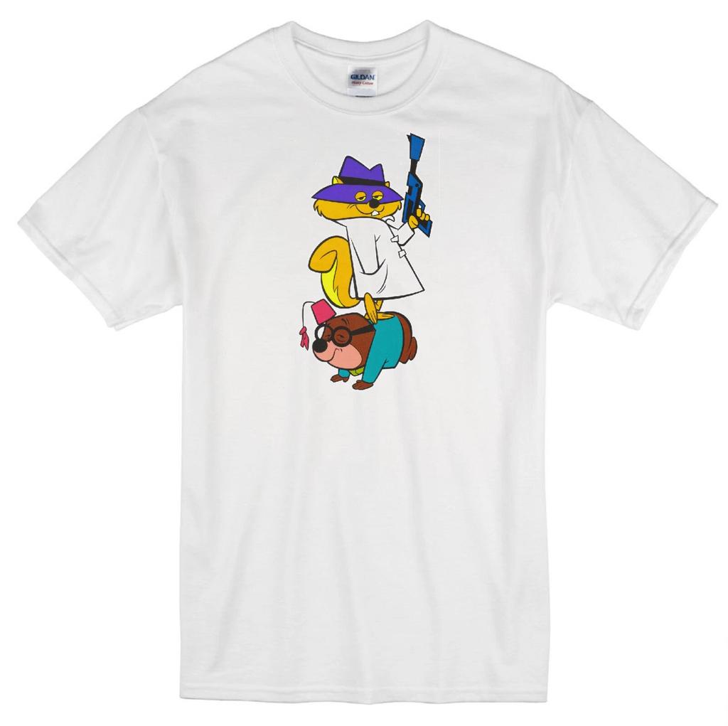GEHEIMES EICHHÖRNCHEN MAROKKO MAULWURF ZEICHENTRICK SPION ANIMATION TV WEISS T-Shirt