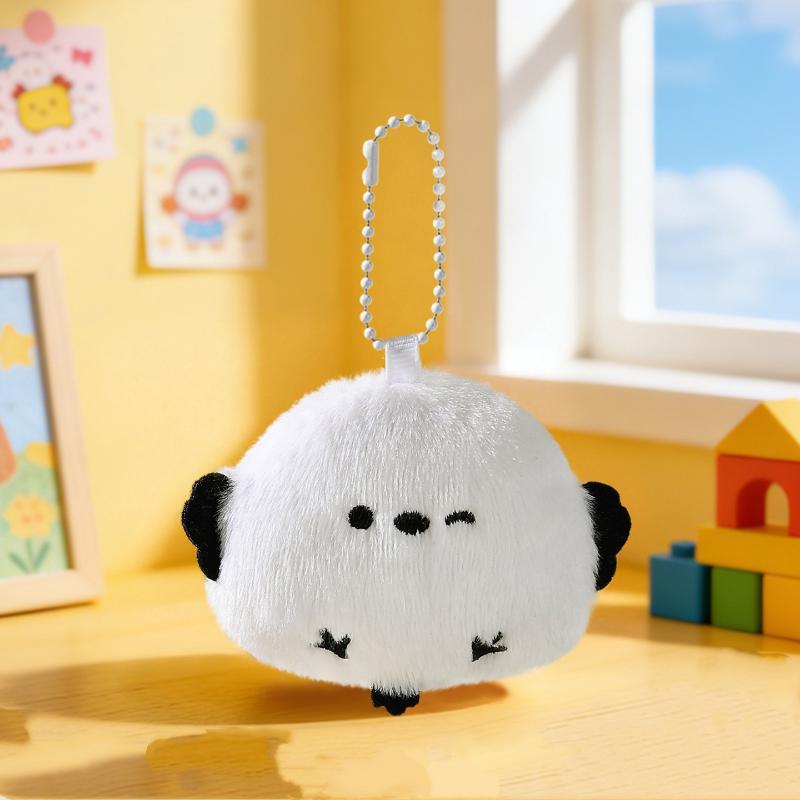 Cute Cartoon Plush Bird Keychain Creative Fashion Parrot Seagull Pendant Backpack Decoration Pendant Accessories Gift