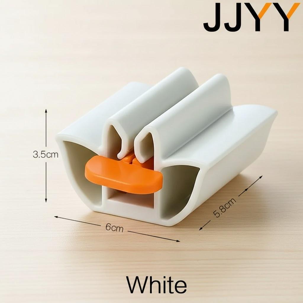 

Portable Electric Toothpaste Dispenser Pump for Bathroom Oral Care Hygiene Travel Essential белый