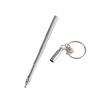 Portable Telescoping Tool Pen Metal Key Ring Creative Stainless Steel Keychain Ergonomic Ballpoint Pen School Office Supplies