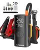21800mAh Jump Starter for 12V Electric Air Pump with Maximum Pressure of 150 Fast Blower Vacuum Jump Engine 4000A Peak USB LED Emergency Air