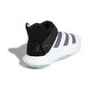Adidas Harden B/E 3 Slip Resistant Lightweight Mid top Basketball Shoes Men's White Black EG5099