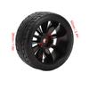 4PCS 1/10 Drift Car Tires Hard Tyre for Tamiya TT02 On Road Drifting Car RC Rubber Tires and Wheels Set Black