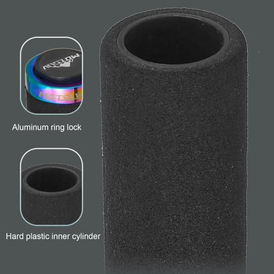 1 par de luvas de guiador de esponja de alta densidade da moda, equipamentos de ciclismo resistentes à corrosão