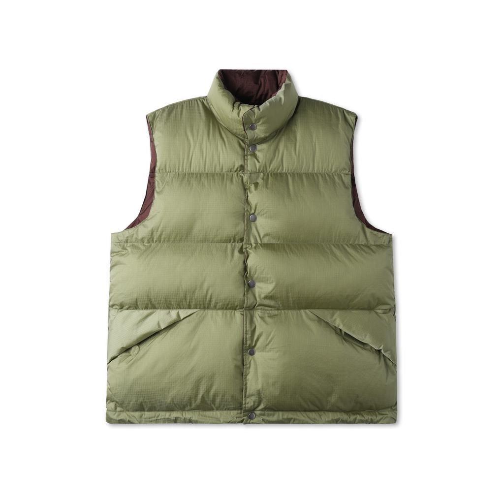 Apostrophe Comma Reversible Two-Way String Padded Vest_Black Gray