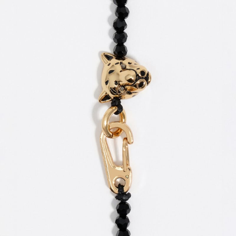 BIMBA Y LOLA [25FW] BIMBA Y LOLA Black Crystal Panda Necklace B256AIU013BKF