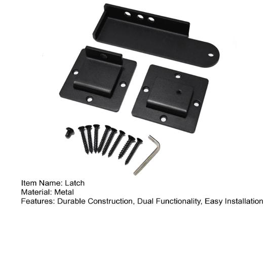 Metal Flip Door Latch with Rust Weather Resistance Easy Installation Heavy Duty Gate Latch