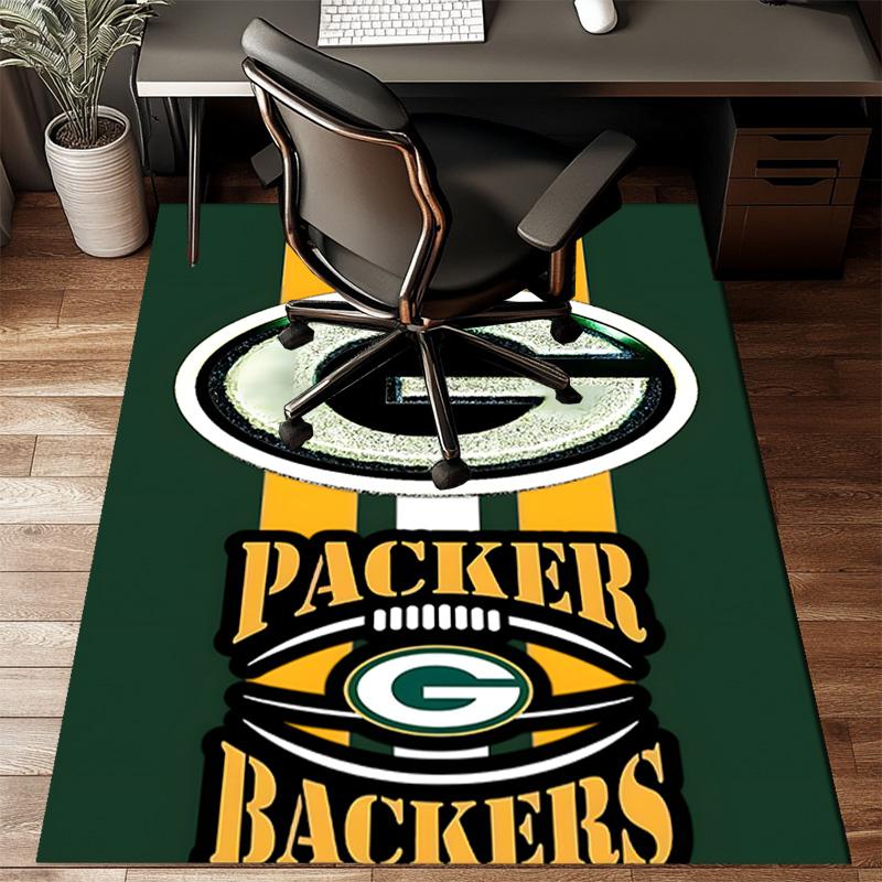 Green Bay Packers Pride Rug Game Carpet, Floor Mat for Bedroom Living Room Entryway Rug, Home Decor Idea Gift for Christmas birthday