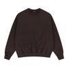VERUTUM Serif Small Logo Sweatshirt Brown