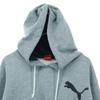 Puma One Point Long Sleeve Zip Hoodie O Gray Men's Used