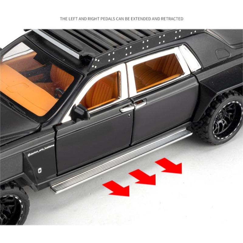 1/32 Rolls-Royce Phantom 6x6 Slitina Pickup Odlévaný Model Auta - Zvuk a Světlo Dárek