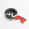 3d Metal Black Red Logo SVR Emblem Car Trunk Badge Decal For Range Rover Sport L494 494 SVR Sticker Accessories