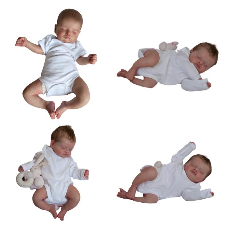 Simulation Reborn 48cm Doll Baby Bath Companion Real Life Toys Lifelike Kid Gift