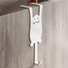Behind The Door Hook No Drill Hooks Easy Hanging Waterproof Hook for Bathroom Kitchen Bedroom Balcony
