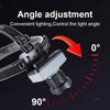 Powered-On 68000000LM Powerful Sensor LED Headlamp Zoomable Rechargeable Head Flashlight 4500M Long Range Headlight Head Lantern