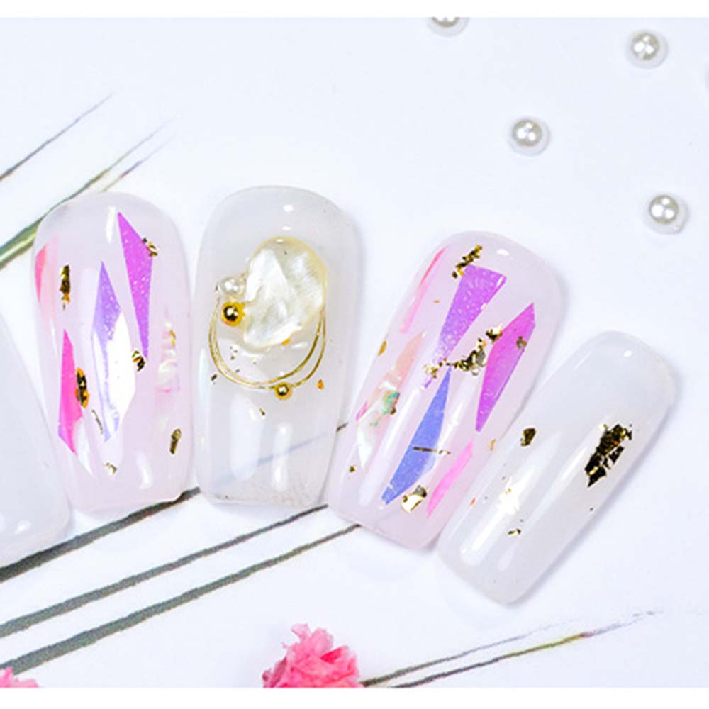 Manicure Tools Nail Foil Film Laser Cellophane Nails Art Decoration Aurora Broken Glass Foils