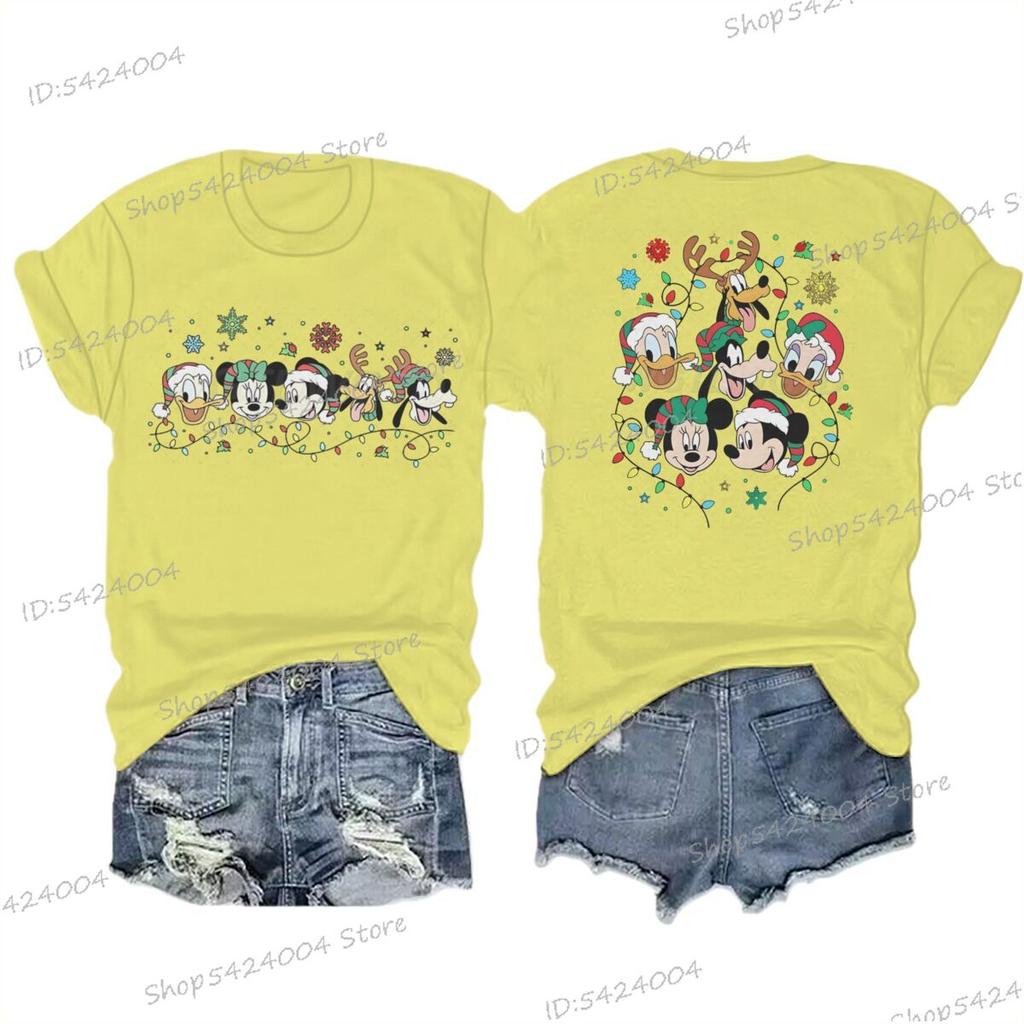 Christmas Mickey Mouse Shirt Mickey Friend Christmas TShirt Merry Christmas Women Men Tshirts