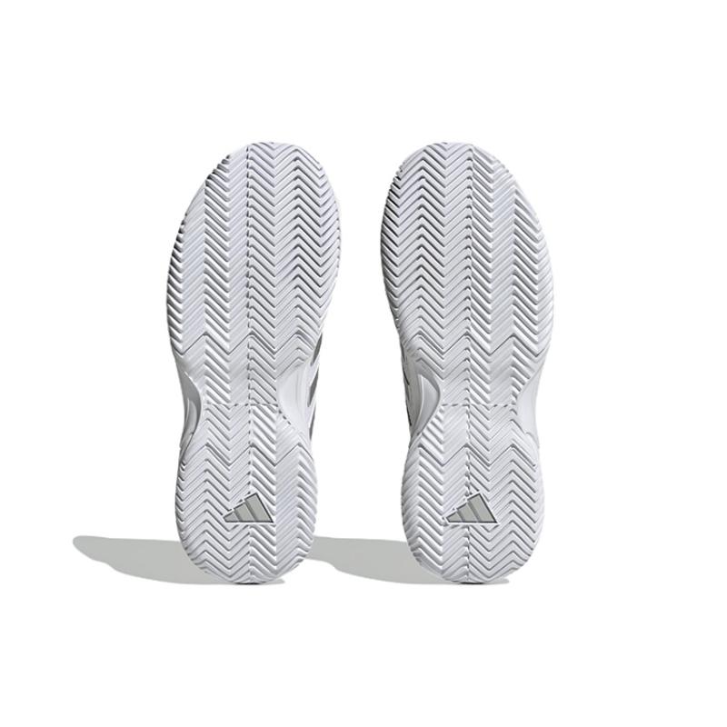 Adidas Gamecourt 2.0 Cloud White Silver Metallic Women's Sneakers HQ8476