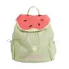 Schoolbag Fresh and Cute Fruit Cartoon Backpack Watermelon Apple Bag Cover Casual Schoolbag Travel Out Backpack