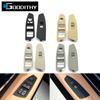 Upgraded Car Interior Front Door Window Control Lifter Switch Cover Panel Trim For BMW 7 Series F01 F02 730 735 740 745 750 760