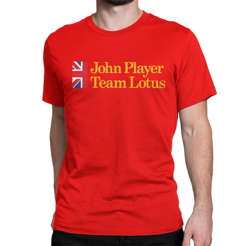 Volný čas Jps John Player Speciální tým Trička Lotus Unisex WoUnisex Tričko z čisté bavlny Trička s krátkým rukávem Dárek k narozeninám Oblečení Unisex