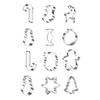 6Pcs Christmas Cookie Cutter Gingerbread Xmas Tree Mold Christmas Cake Decoration Tool Navidad Gift DIY Baking Cookie Mould
