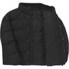 New FILA Down Jackets Unisex Black FS2DJG4102X-BLK