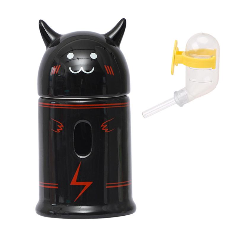 Keramický držák na láhev s vodou Tvar kresleného zvířete Stojan na konvici na pití Potřeby pro domácí mazlíčky Pro křečka