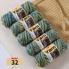 500g Gradient Dyed Colorful Yarn, Rainbow Yarn with Multiple Colors,