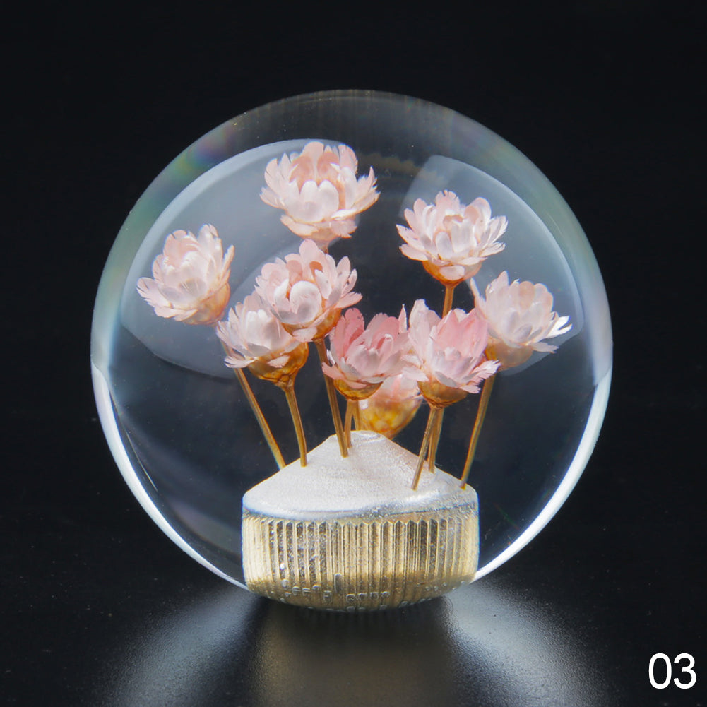 

Креативная ручка переключения передач автомобиля, ручка переключения передач, прозрачный кристалл, цветок, ручная 54 мм, цветок, ручка переключения передач, автомобильные аксессуары, декор розовый