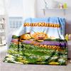 Biene Maja Customize Your Name Blanket Cozy Customizable Blanket Warmthful Decor Perfect for Office Office Chair Living Room Home Decor