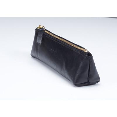 Black Leather Derwent Pouch
