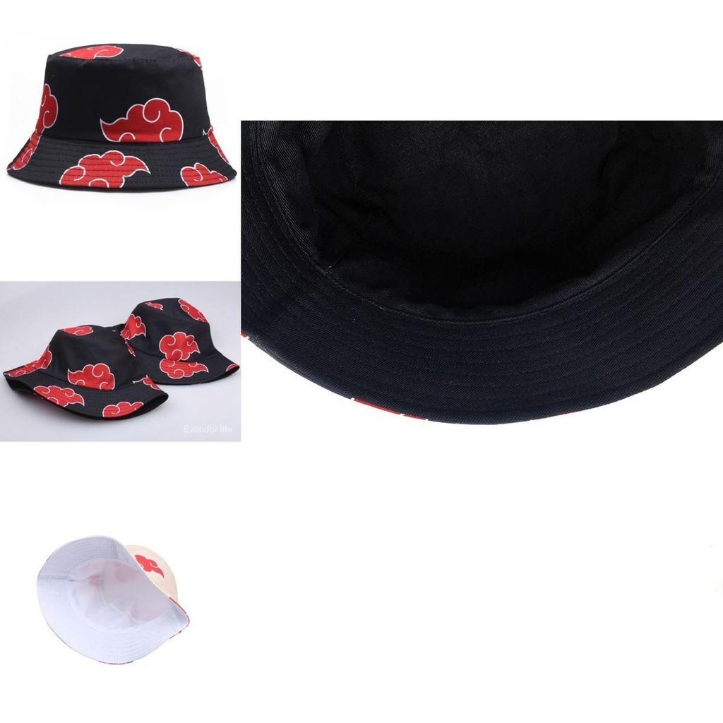 Stylish Naruto Cap Akatsuki Bucket Beach Hat For Men And Women With Sunscreen Protection