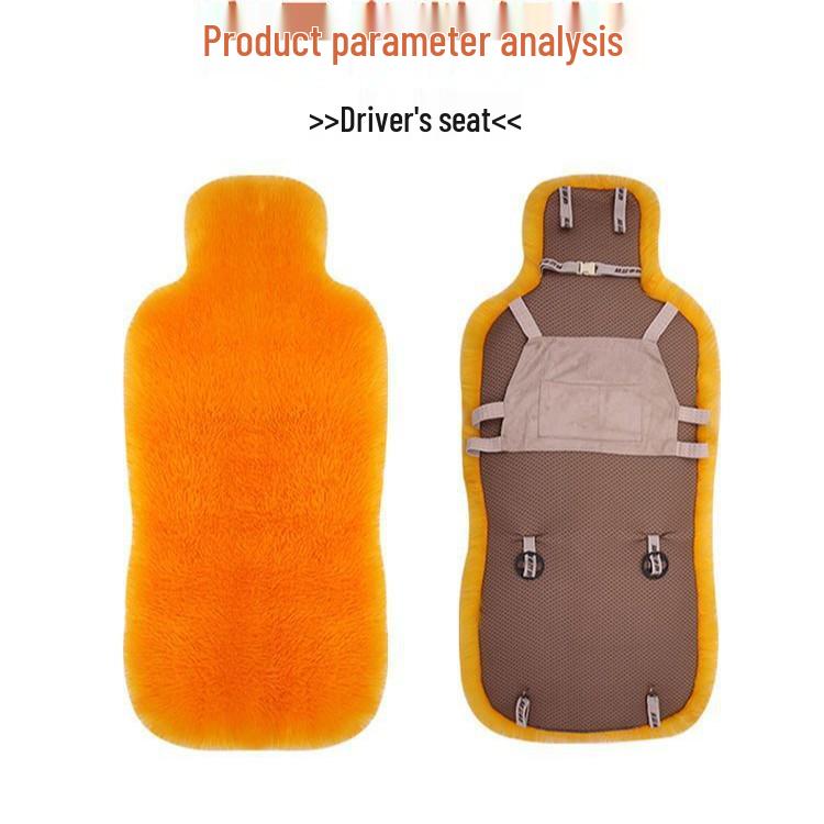 Dicker Plüsch Universal Autositzbezug - Rutschfest & Gemütlich für Herbst und Winter