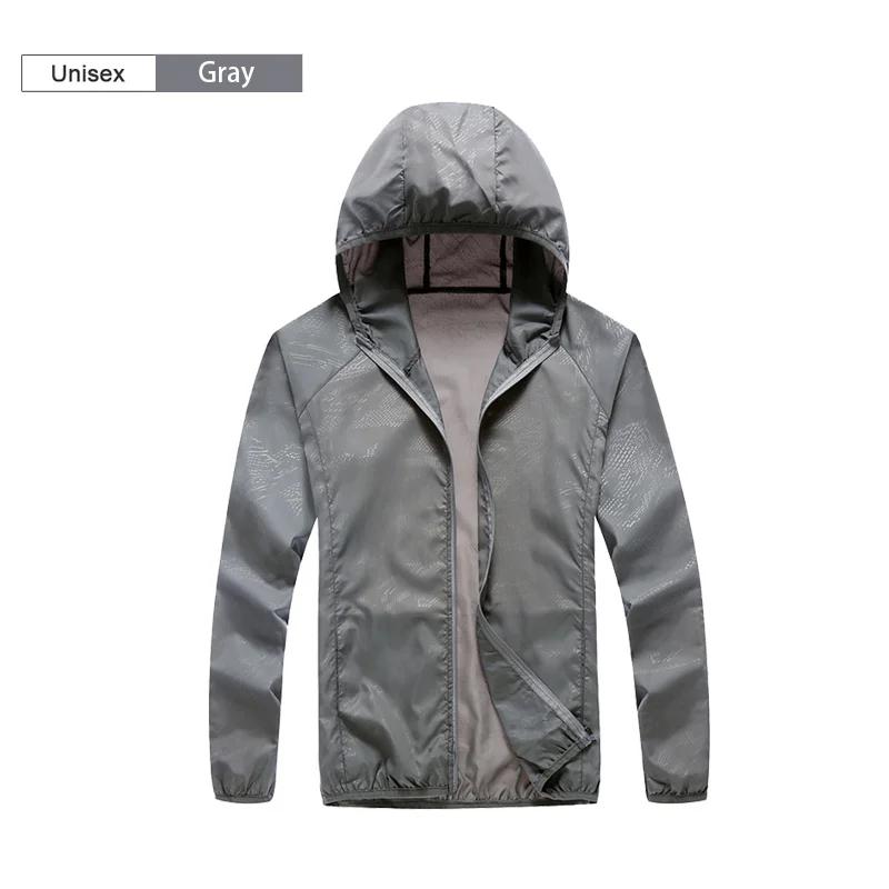 Camping Rain Coat Men Women Windbreaker Women Men's Waterproof Jacket Sun Protect Clothing Fishing Rain Wind Breaker Jacket Men