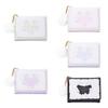 Short Bunny Cash Purse Bag Korean Style Heart Three Fold Wallets Rabbit Pocket Purse Wallet  Girls