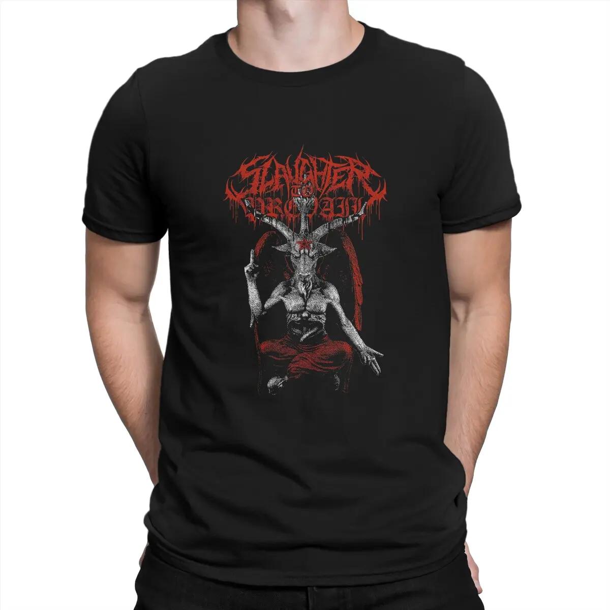 

Slaughter to Prevail Classic Special TShirt Baphomet Art Leisure T Shirt Hot Sale T-shirt For Men Women - Men s Summer Cotton... 5XL різнокольоровий
