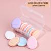 Mini Makeup Sponges - 1/6/10PCs Solid/Mixed Colors Soft Blending Puffs for Liquid & Powder Foundation, Concealer & Cream Blush. Wet & Dry Use.